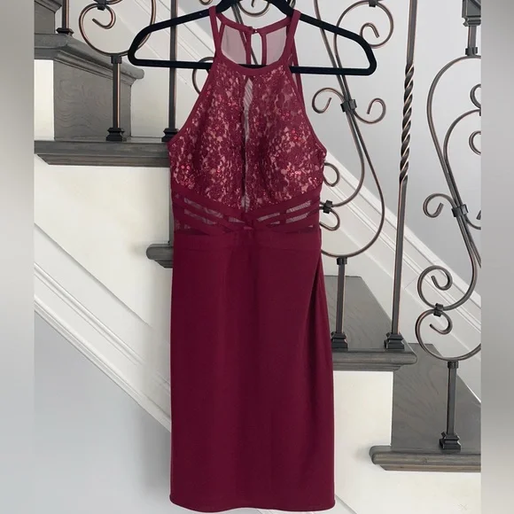 morgan mesh mini dress Morgan Mesh Mini Dress AZZURRA